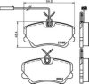 HELLA PAGID 8DB 355 018-051 Brake Pad Set, disc brake